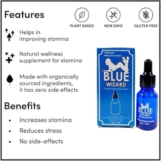 Blue Wizard Liquid Drops 15ml Aphrodisiac for Women